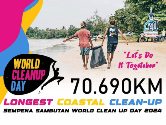 Program CSR: Longest Coastal Clean-Up Bersama Majlis Bandaraya Kuantan dan CTSB